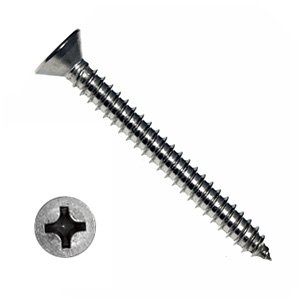 Саморез потай, DIN7982, универсал, НЕРЖАВЕЙКА- А2